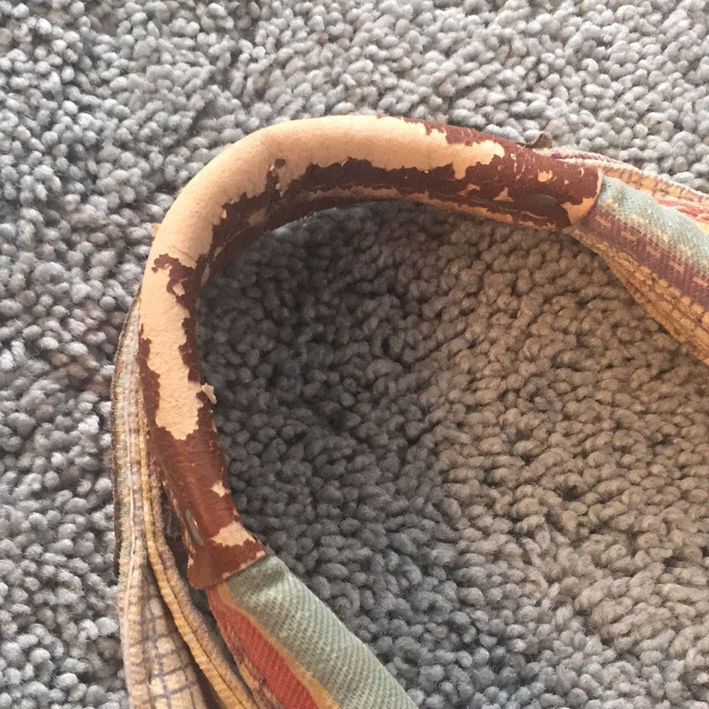 Fossil Canvas Multicolored Handbag - image 3